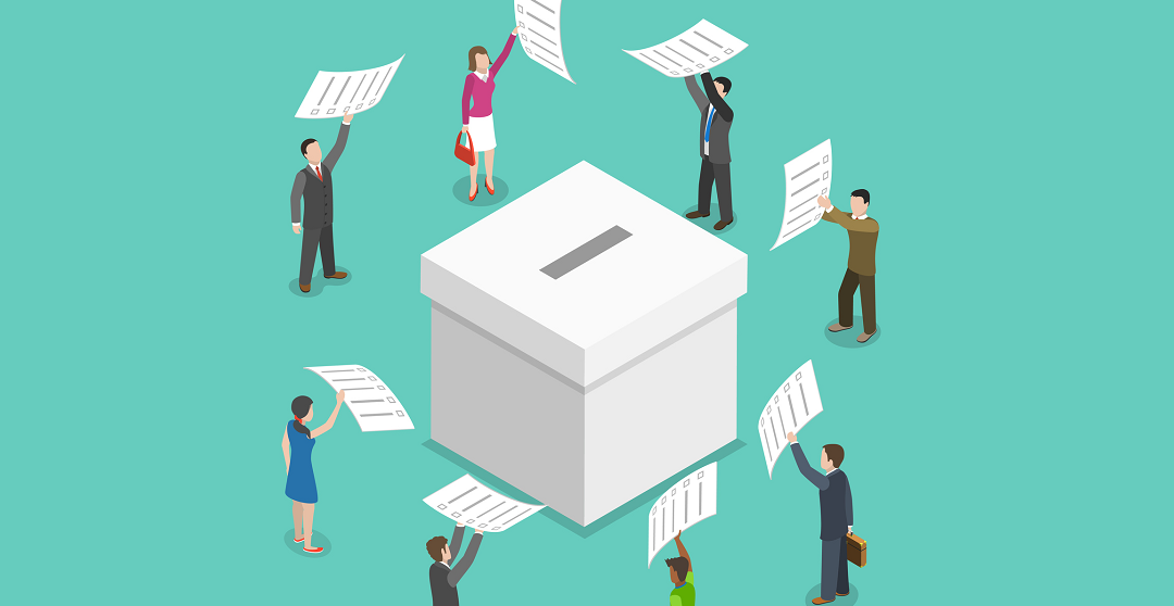 ilustracion informativa sobre el voto por correo