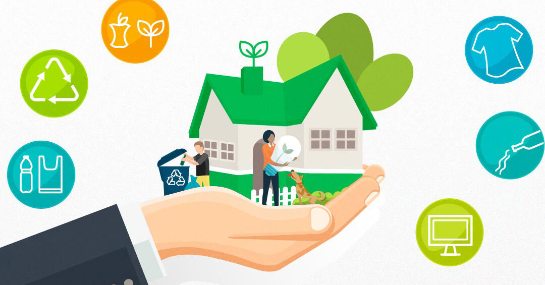 sostenibilidad en empresas y hogares